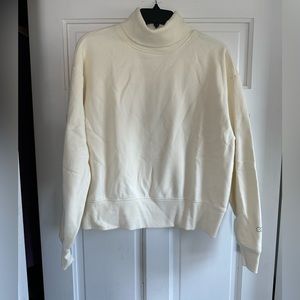 Calia everyday fleece turtleneck sweatshirt size: small